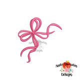 Bow Embroidery Design 1786AD