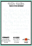 Better Together Bean Stitch Embroidery Font 1866AD