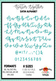 Better Together Satin Embroidery Font 1847AD