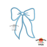 Bow Satin Stitch Applique Design 1789AD