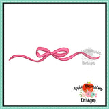 Bow Embroidery Design 1785AD