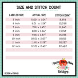 Bow Baseball Softball Embroidery Design 1789AD