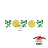 Bow Tennis Embroidery Design 1790AD