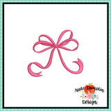 Bow Embroidery Design 1865AD