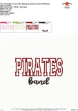 Pirates Band Applique Design 1837AD