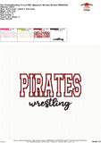 Pirates Wrestling Applique Design 1846AD