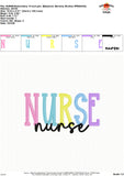 Nurse Embroidery Design 1770AD