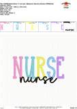 Nurse Embroidery Design 1770AD