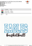 EaglesBasketball Applique Design 1794AD