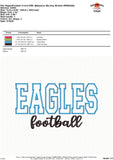 Eagles Football Applique Design 1796AD