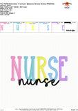 Nurse Embroidery Design 1770AD