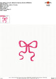 Bow Embroidery Design 1783AD