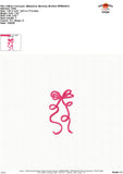 Bow Embroidery Design 1781AD