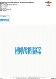 Mavericks Embroidery Design 1852AD