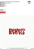 Rebels Embroidery Design 1861AD