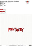 Panthers Embroidery Design 1859AD
