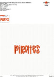 Pirates Embroidery Design 1850AD