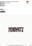 Hornets Embroidery Design 1851AD