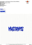 Mustangs Embroidery Design 1864AD
