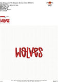 Wolves Embroidery Design 1862AD
