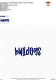 Bulldogs Embroidery Design 1853AD
