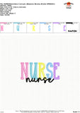 Nurse Embroidery Design 1770AD