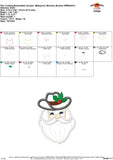 Cowboy Santa Satin Applique Design