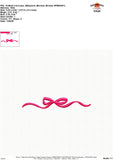 Bow Embroidery Design 1785AD