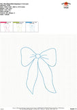 Bow Bean Stitch Design 1787AD
