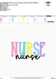 Nurse Embroidery Design 1770AD