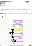 Dental Squad Embroidery Design 1764AD