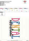 Dental Assistant Embroidery Design