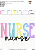 Nurse Embroidery Design 1770AD