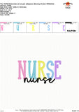 Nurse Embroidery Design 1770AD
