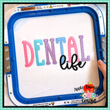Dental Life Embroidery Design 1763AD