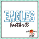 Eagles Football Applique Design 1796AD