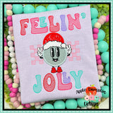 Feeling Jolly Disco Bean Stitch Applique Design