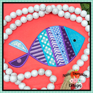 Fish Satin Applique Design