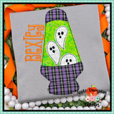 Ghost Lava Lamp Bean Stitch Applique Design