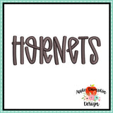 Hornets Embroidery Design 1851AD