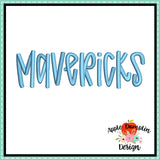 Mavericks Embroidery Design 1852AD