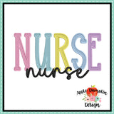 Nurse Embroidery Design 1770AD