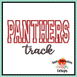 Panthers Track Applique Design 1811AD