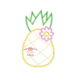 Pineapple Flower Zigzag Applique Design 1563AD