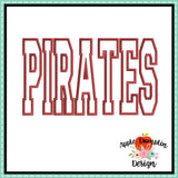 Pirates Applique Design 1836AD