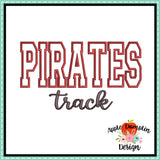 Pirates Track Applique Design 1844AD