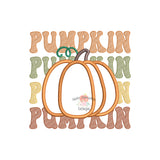 Pumpkin Pumpkin Satin Applique Design