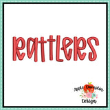 Rattlers Embroidery Design 1860AD