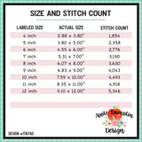 Bow Bean Stitch Design 1787AD