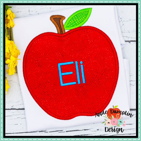 Apple Applique Design